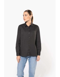 K-KA585-LADIES’ NEVADA LONG SLEEVE COTTON SHIRT 2